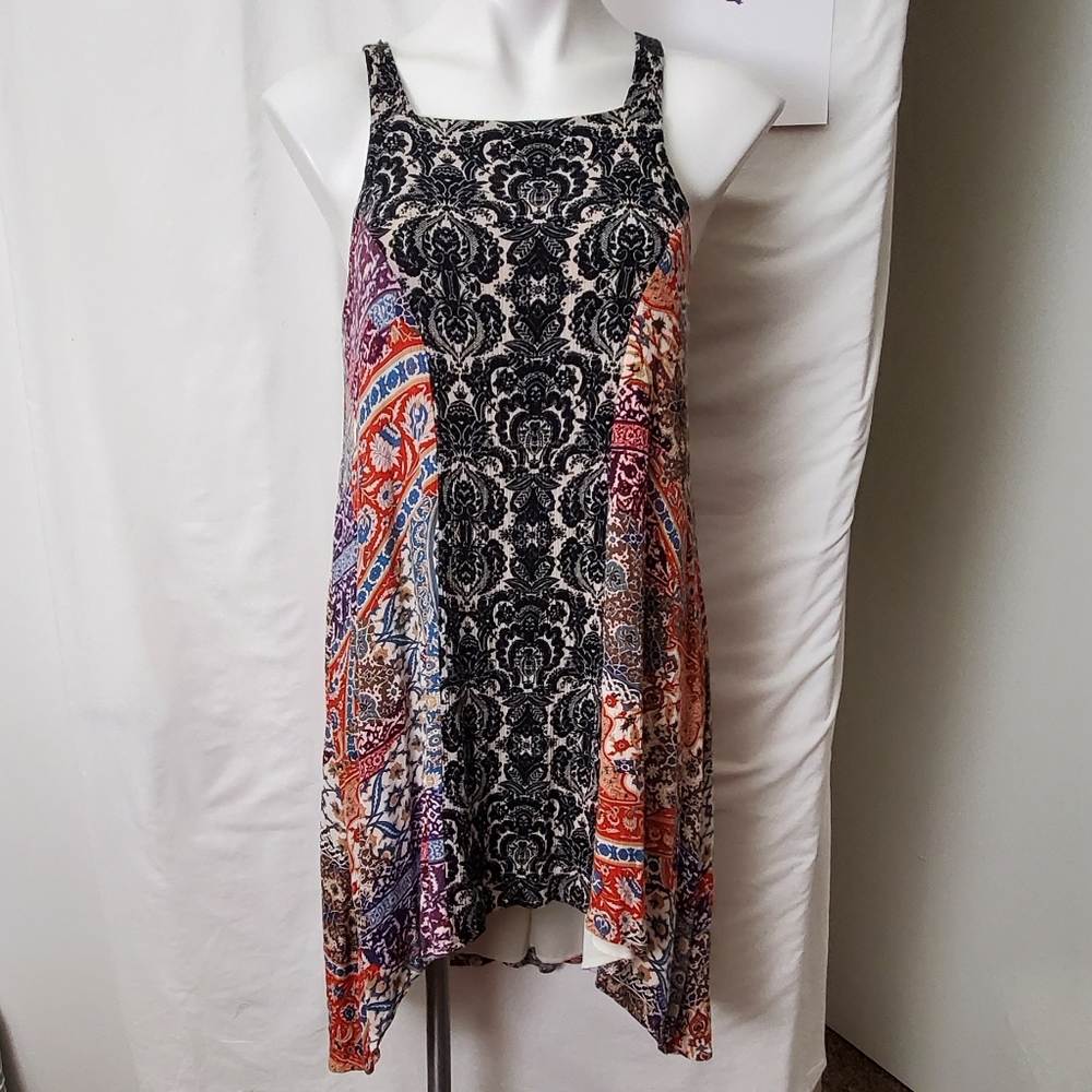 Miami Boho  High Low Midi Sleeveless Dress